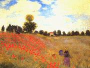 Claude Monet Poppies at Argenteuil oil painting on canvas